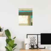 Weathered Panel Paining by Jennifer Goldberger Poster (Thuiskantoor)