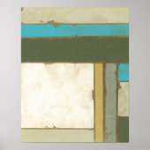 Weathered Panel Paining by Jennifer Goldberger Poster (Voorkant)