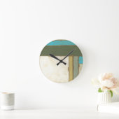 Weathered Panel Paining by Jennifer Goldberger Ronde Klok (Huis)