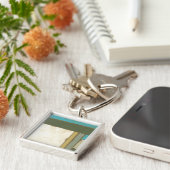 Weathered Panel Paining by Jennifer Goldberger Sleutelhanger (Zijkant)