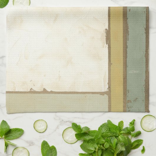 Weathered Panel Paining by Jennifer Goldberger Theedoek (Gevouwen)