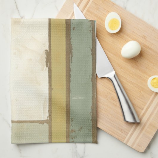 Weathered Panel Paining by Jennifer Goldberger Theedoek (Quarter Fold)