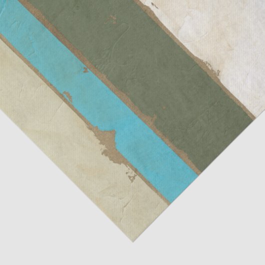 Weathered Panel Paining by Jennifer Goldberger Tissuepapier (Detail)