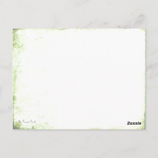 Weathered Pasture Briefkaart (Achterkant)