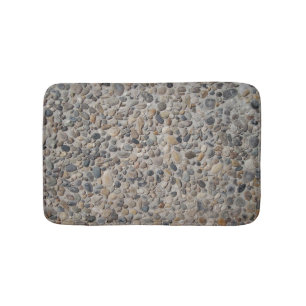 Weathered Pebbles Cool Funny Realistic Cobblestone Badmat
