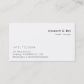 Weathered Power Pole met Stapels en Nail Visitekaartje (Achterkant)