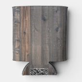 Weathered Redwood Fence Close-up Foto Afbeelding P Blikjeskoeler (Voorkant)