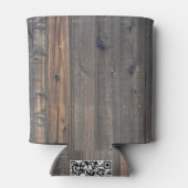 Weathered Redwood Fence Close-up Foto Afbeelding P Blikjeskoeler (Achterkant)