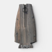 Weathered Redwood Fence Close-up Foto Afbeelding P Flesjeskoeler (Achterkant)