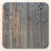 Weathered Redwood Fence Close-up Foto Afbeelding P Kartonnen Onderzetters (Voorkant)