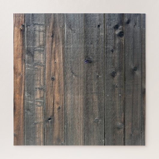 Weathered Redwood Fence Close-up Foto Afbeelding P Legpuzzel (Verticaal)