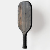 Weathered Redwood Fence Close-up Foto Afbeelding P Pickleball Paddle (Links)