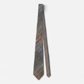 Weathered Redwood Fence Close-up Foto Afbeelding P Stropdas (Voorkant)