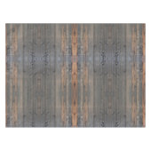 Weathered Redwood Fence Close-up Foto Afbeelding P Tafelkleed (Voorkant (Horizontaal))