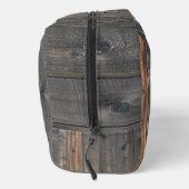 Weathered Redwood Fence Close-up Foto Afbeelding P Toilettasje (Rechts)