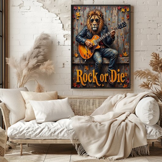 Weathered Rhythm beroemd gemaakt door Lion's Solo Poster