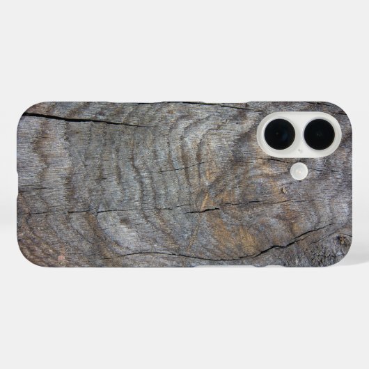 Weathered Rustic Wood Hoesje-Mate iPhone Case (Achterkant (horizontaal))