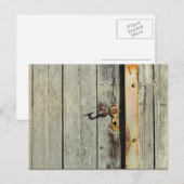 Weathered Rusty Deurhandvat Briefkaart (Voorkant / Achterkant)