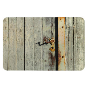 Weathered Rusty Deurhandvat Magneet