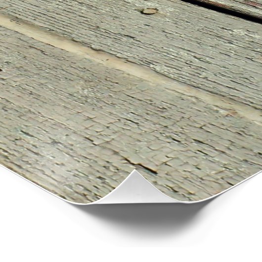 Weathered Rusty Deurhandvat Poster (Hoek)