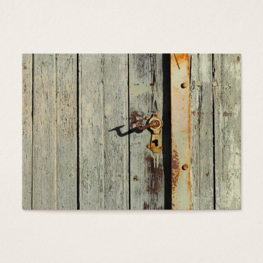 Weathered Rusty Deurhandvat Visitekaartjes (Voorkant)