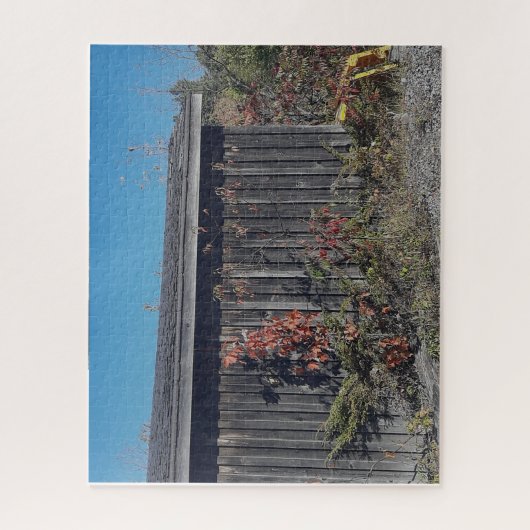 Weathered Shed with Encroaching Green Legpuzzel (Verticaal)