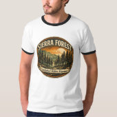 Weathered Sierra Forest-Established Before Humans T-shirt (Voorkant)