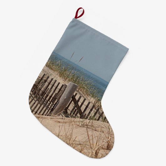 Weathered strand fence in zandduin op Kaapskabelja Grote Kerstsok (Voorkant (Hangend))