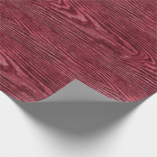Weathered Texture Cranberry Cadeaupapier (Hoek)