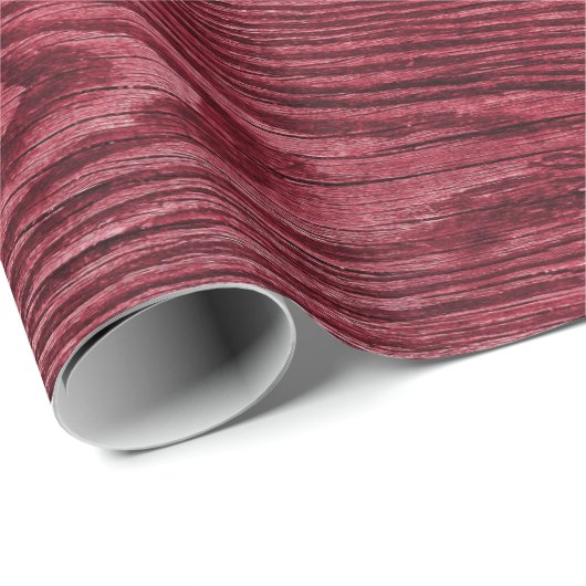 Weathered Texture Cranberry Cadeaupapier (Rol Hoek)