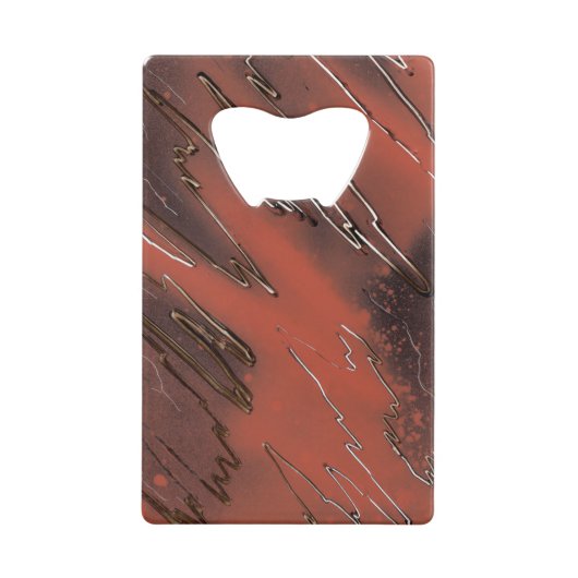Weathered Texture Creditkaart Flessenopener (Voorkant)