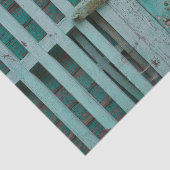 Weathered Turquoise-deur Tissuepapier (Detail)