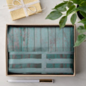 Weathered Turquoise-deur Tissuepapier (Geschenk)