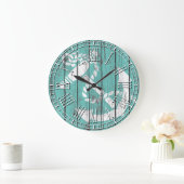 Weathered White Anchor Grote Klok (Huis)