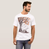 Weathered Wisdom Woodcut T-shirt (Voorkant volledig)
