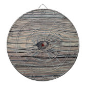 Weathered Wood Achtergrond - Oude raad Dartbord (Voorkant)