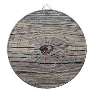 Weathered Wood Achtergrond - Oude raad Dartbord