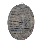 Weathered Wood Achtergrond - Oude raad Dartbord (Voorkant Links)