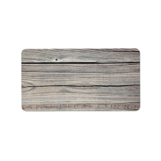  Weathered Wood Achtergrond - Oude raad Etiket (Voorkant)