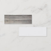 Weathered Wood Achtergrond - Oude raad Mini Visitekaartje (Voorkant / Achterkant)