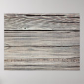  Weathered Wood Achtergrond - Oude raad Poster (Voorkant)