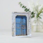 Weathered Wood Ancient Doorway Briefkaart (Staand voorkant)