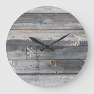 Weathered Wood Farmhouse Grote Klok