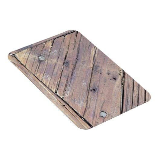 Weathered Wood Rough Textured Deck Magneet (Rechterzijde)