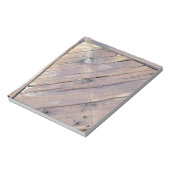 Weathered Wood Rough Textured Deck Notitieblok (Linkerzijde)
