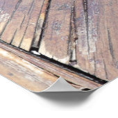 Weathered Wood Rough Textured Deck Poster (Hoek)
