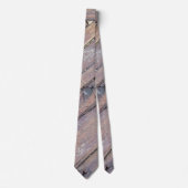 Weathered Wood Rough Textured Deck Stropdas (Voorkant)