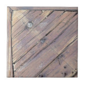 Weathered Wood Rough Textured Deck Tegeltje (Voorkant)
