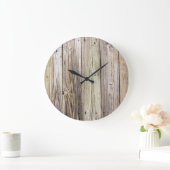 Weathered Wood Rustic Boards van Old Dock Grote Klok (Huis)