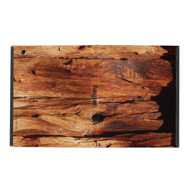 Weathered Wood Siding, iPad 2/3/4 Folio Hoesje (Buitenkant)